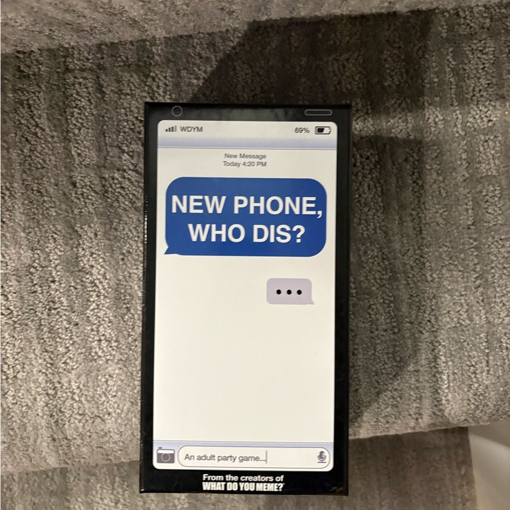 New Phone, Who Dis? Party Game